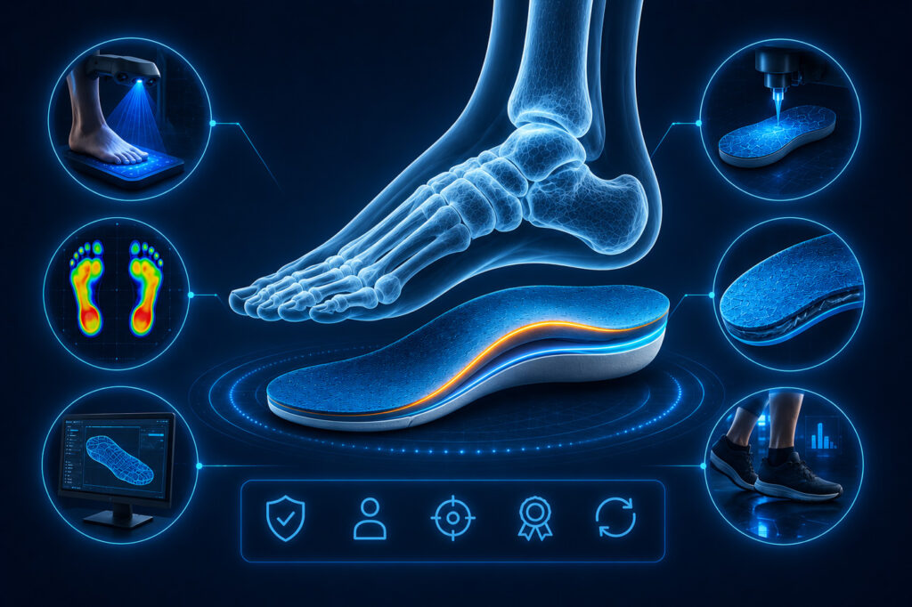 Qué define unas plantillas a medida para los pies de alta precisión