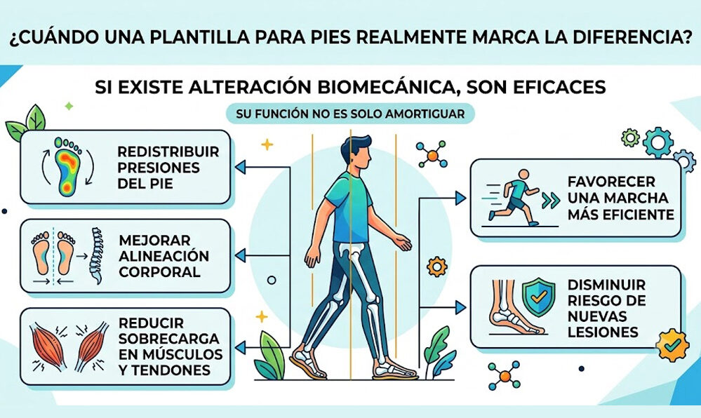 ¿Cuándo una plantilla para pies realmente marca la diferencia?