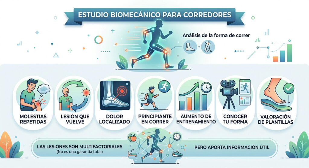 ¿Puede ayudar un estudio biomecánico a prevenir lesiones?